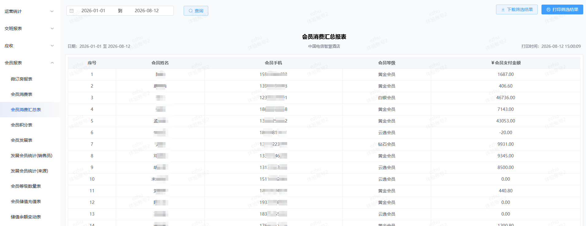 翼住PMS
