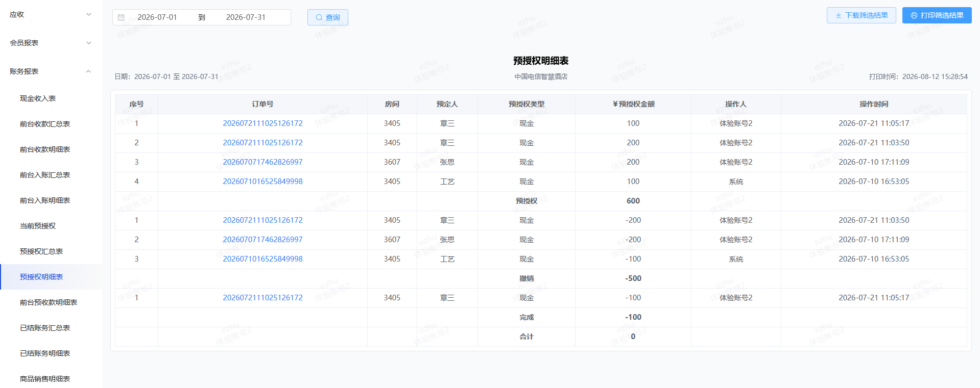 翼住PMS