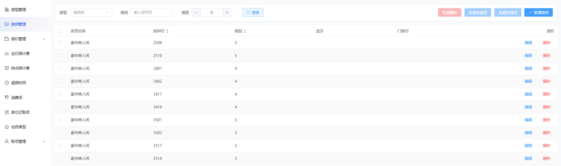 翼住PMS